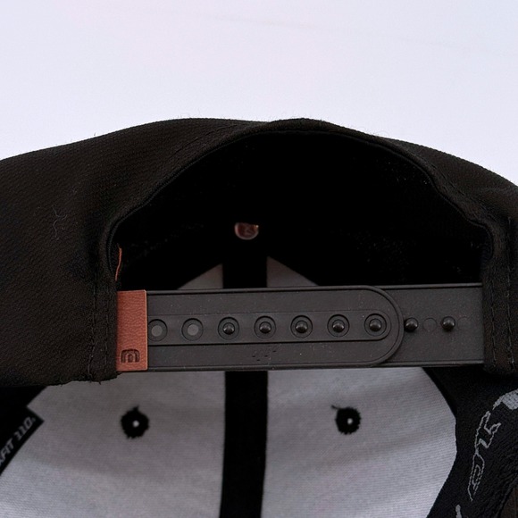 Travis Mathew Black Roads End Nashville TN Golf Patch Adjustable Snapback Hat - Picture 7 of 12
